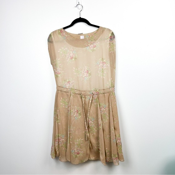 Suzy Shier Brown Flowy Floral Dress - Picture 1 of 10